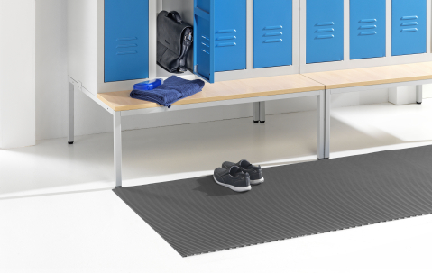 Safe Hero dränerande halkskyddsmatta för omklädningsrum