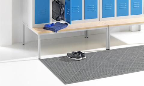 Flexi Tile - byggbar ergonomisk matta med halkskydd